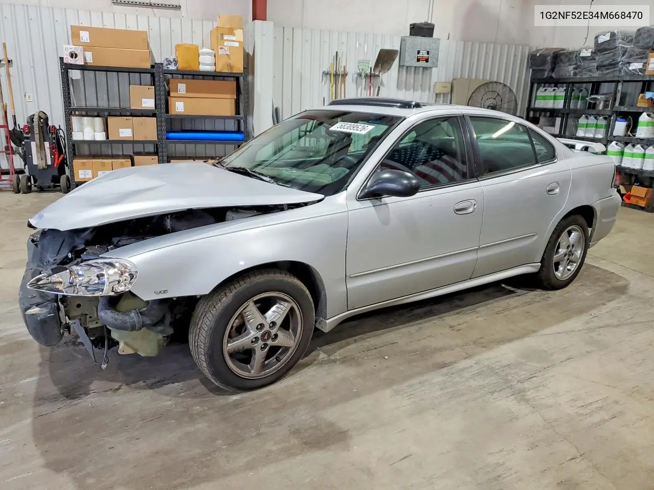 2004 Pontiac Grand Am Se1 VIN: 1G2NF52E34M668470 Lot: 58309526