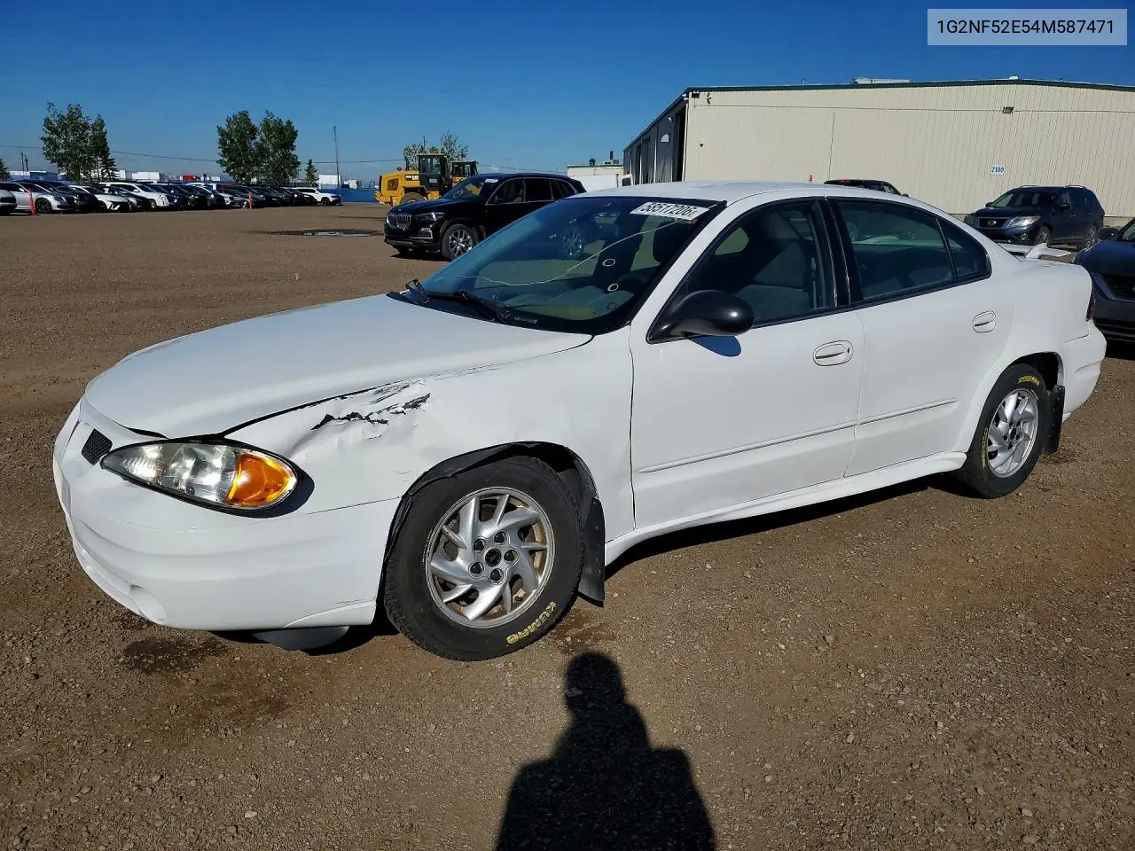 2004 Pontiac Grand Am Se1 VIN: 1G2NF52E54M587471 Lot: 58517206