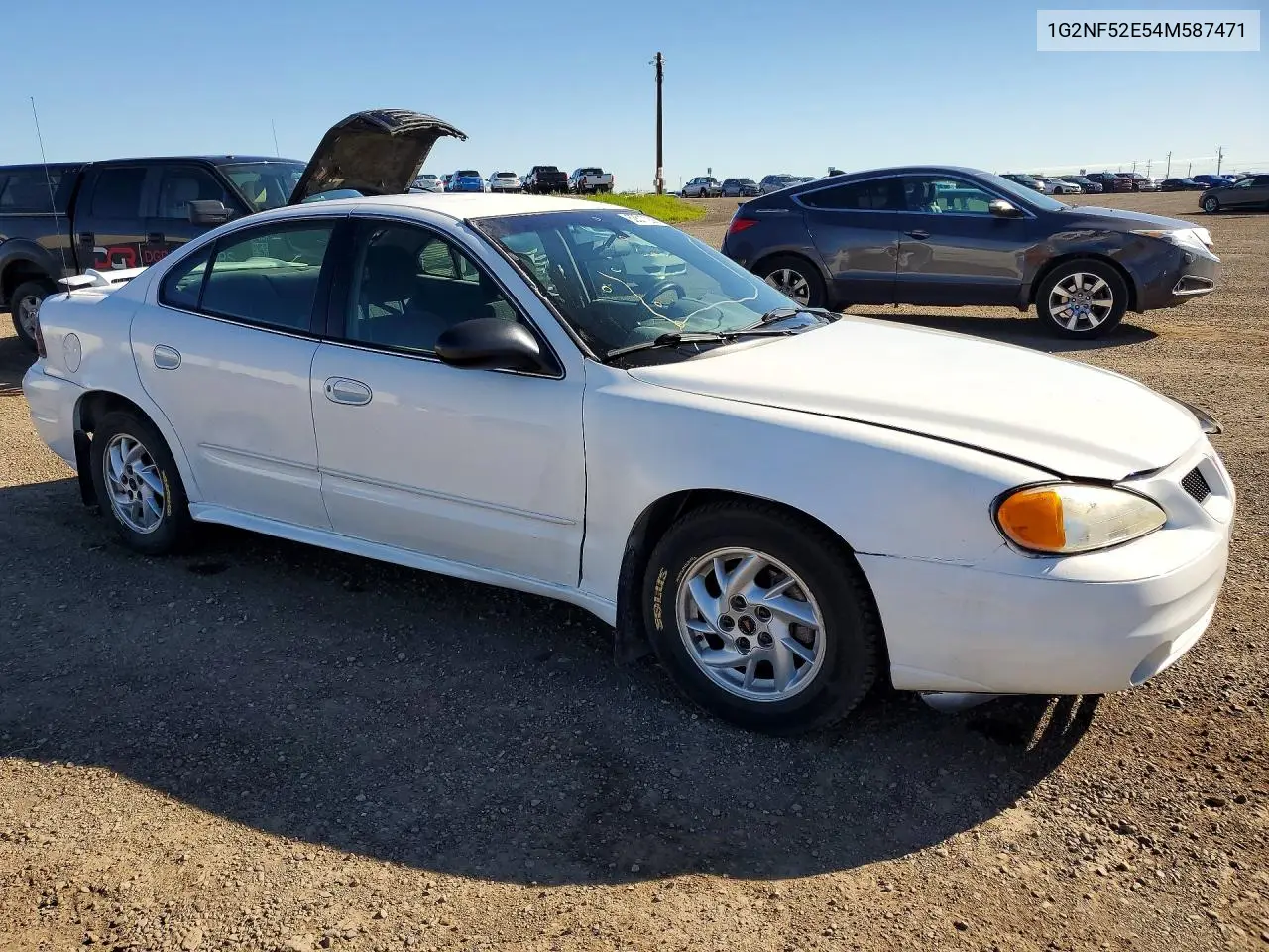 2004 Pontiac Grand Am Se1 VIN: 1G2NF52E54M587471 Lot: 58517206