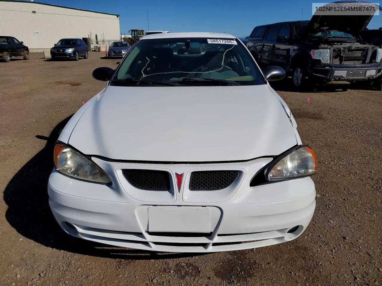 2004 Pontiac Grand Am Se1 VIN: 1G2NF52E54M587471 Lot: 58517206