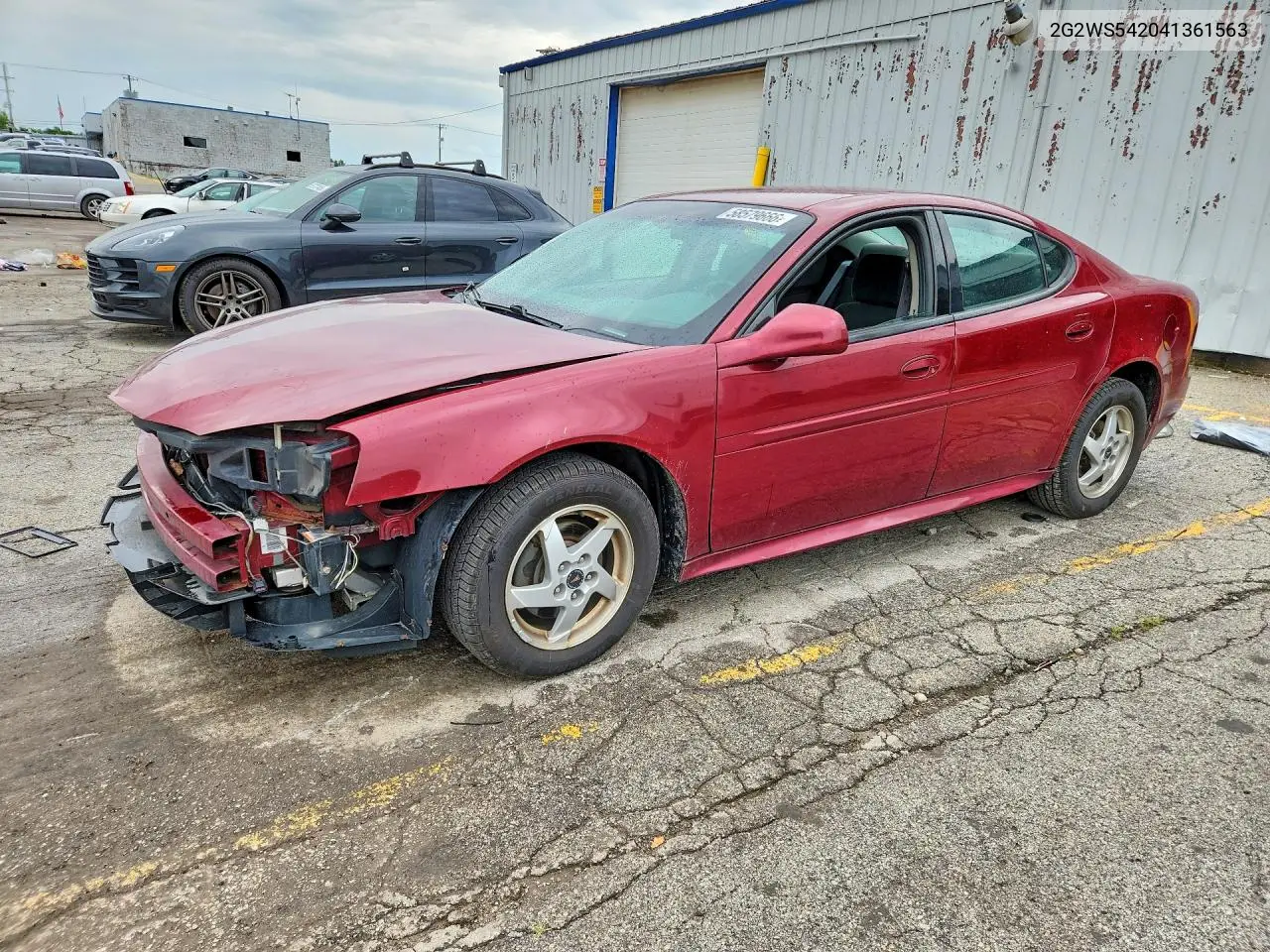 2004 Pontiac Grand Prix Gt2 VIN: 2G2WS542041361563 Lot: 58579666