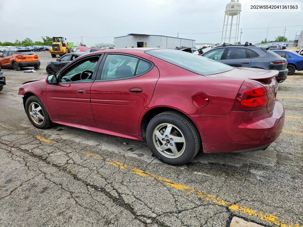 2004 Pontiac Grand Prix Gt2 VIN: 2G2WS542041361563 Lot: 58579666
