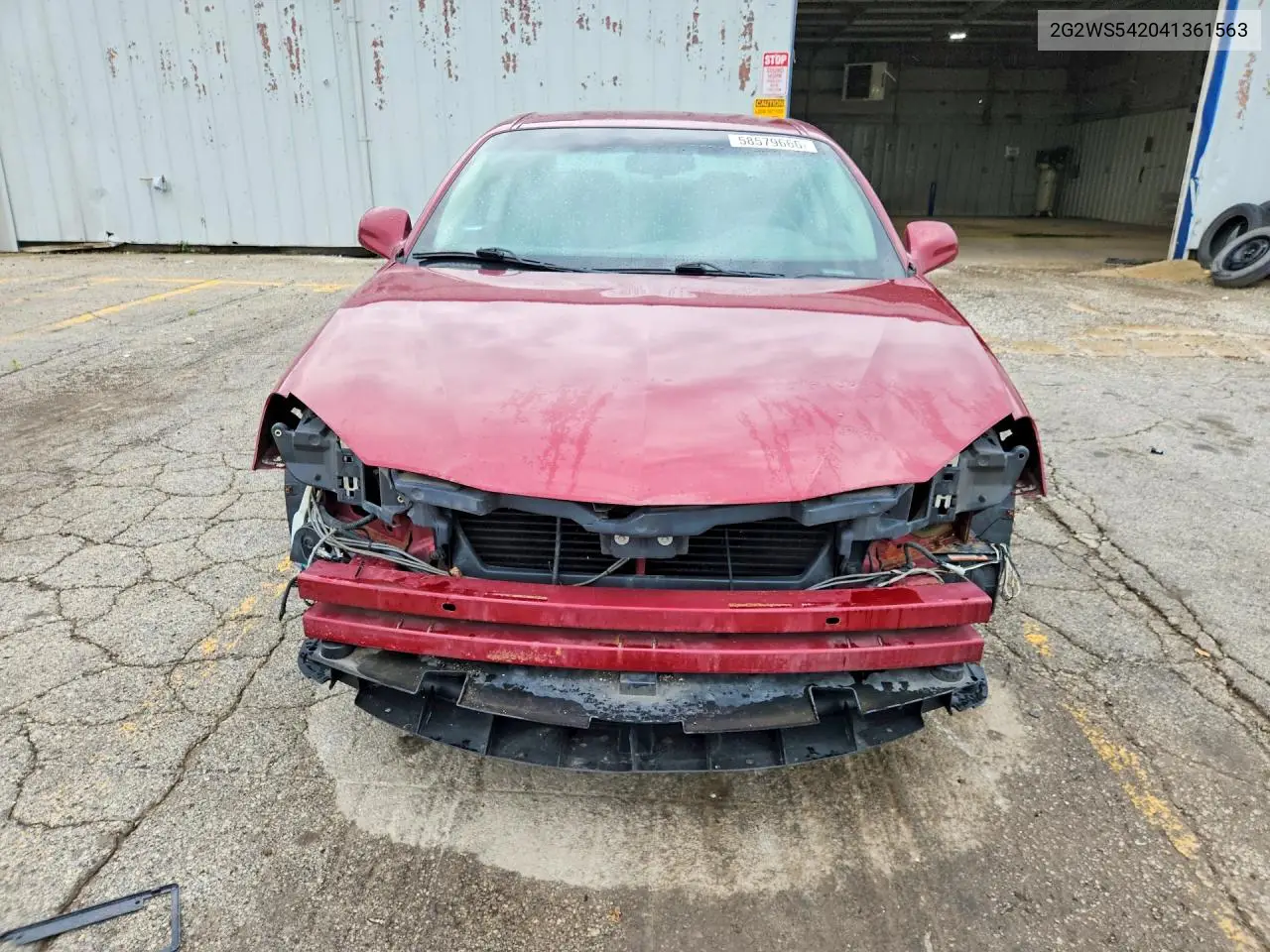 2004 Pontiac Grand Prix Gt2 VIN: 2G2WS542041361563 Lot: 58579666
