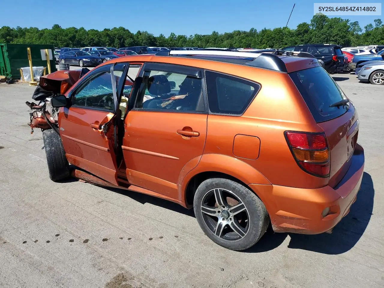 2004 Pontiac Vibe VIN: 5Y2SL64854Z414802 Lot: 58620446