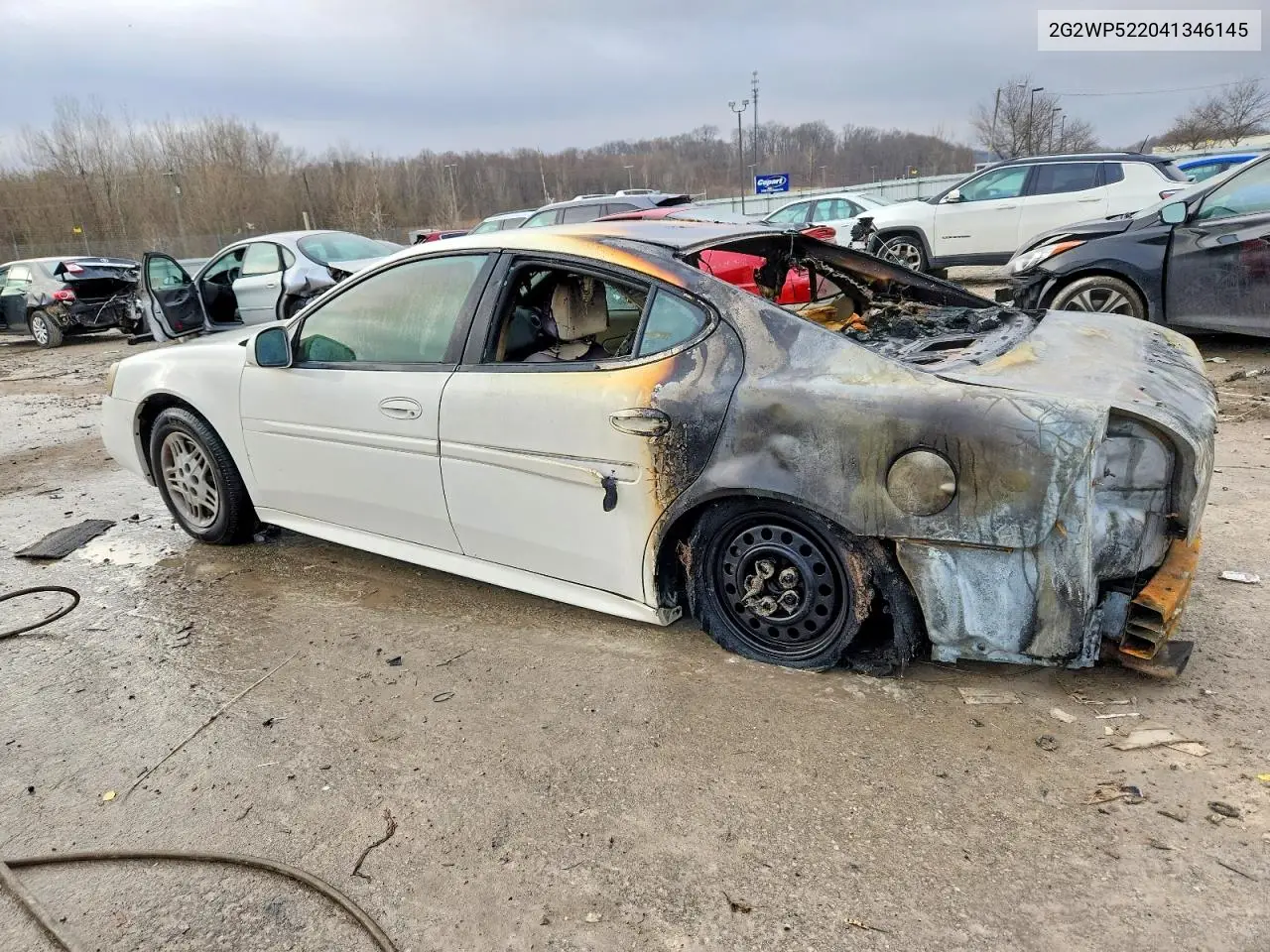 2004 Pontiac Grand Prix Gt VIN: 2G2WP522041346145 Lot: 98035635