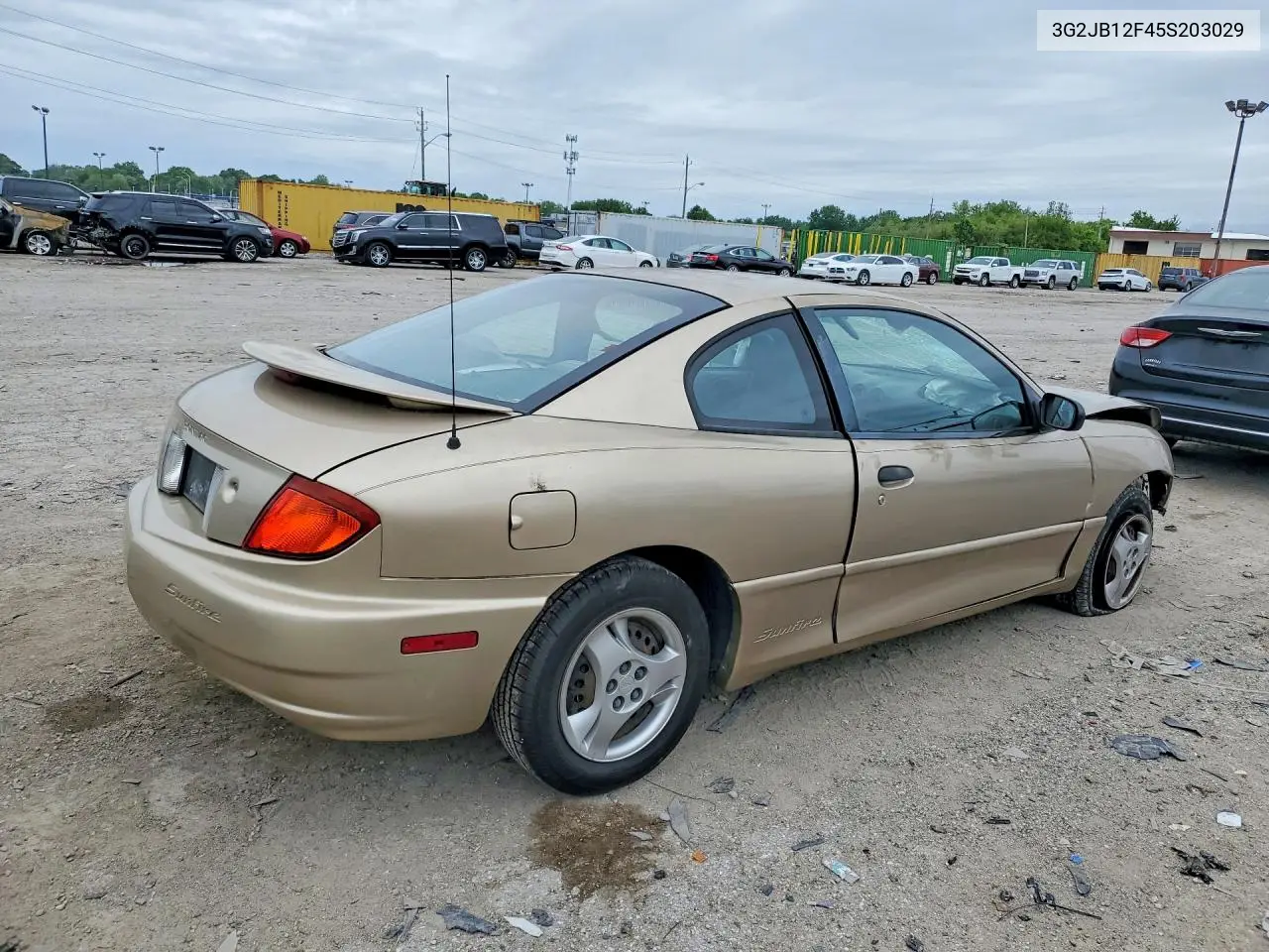 2005 Pontiac Sunfire VIN: 3G2JB12F45S203029 Lot: 52738226