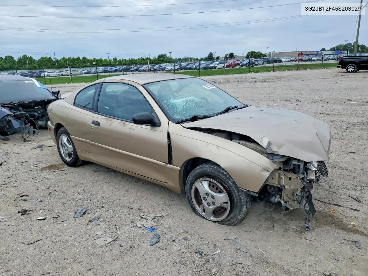 2005 Pontiac Sunfire VIN: 3G2JB12F45S203029 Lot: 52738226
