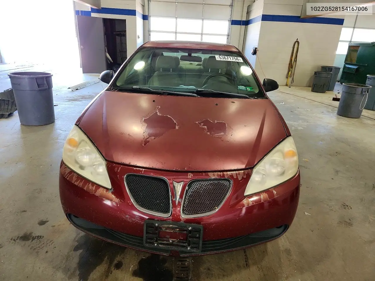 2005 Pontiac G6 VIN: 1G2ZG528154167006 Lot: 53671756