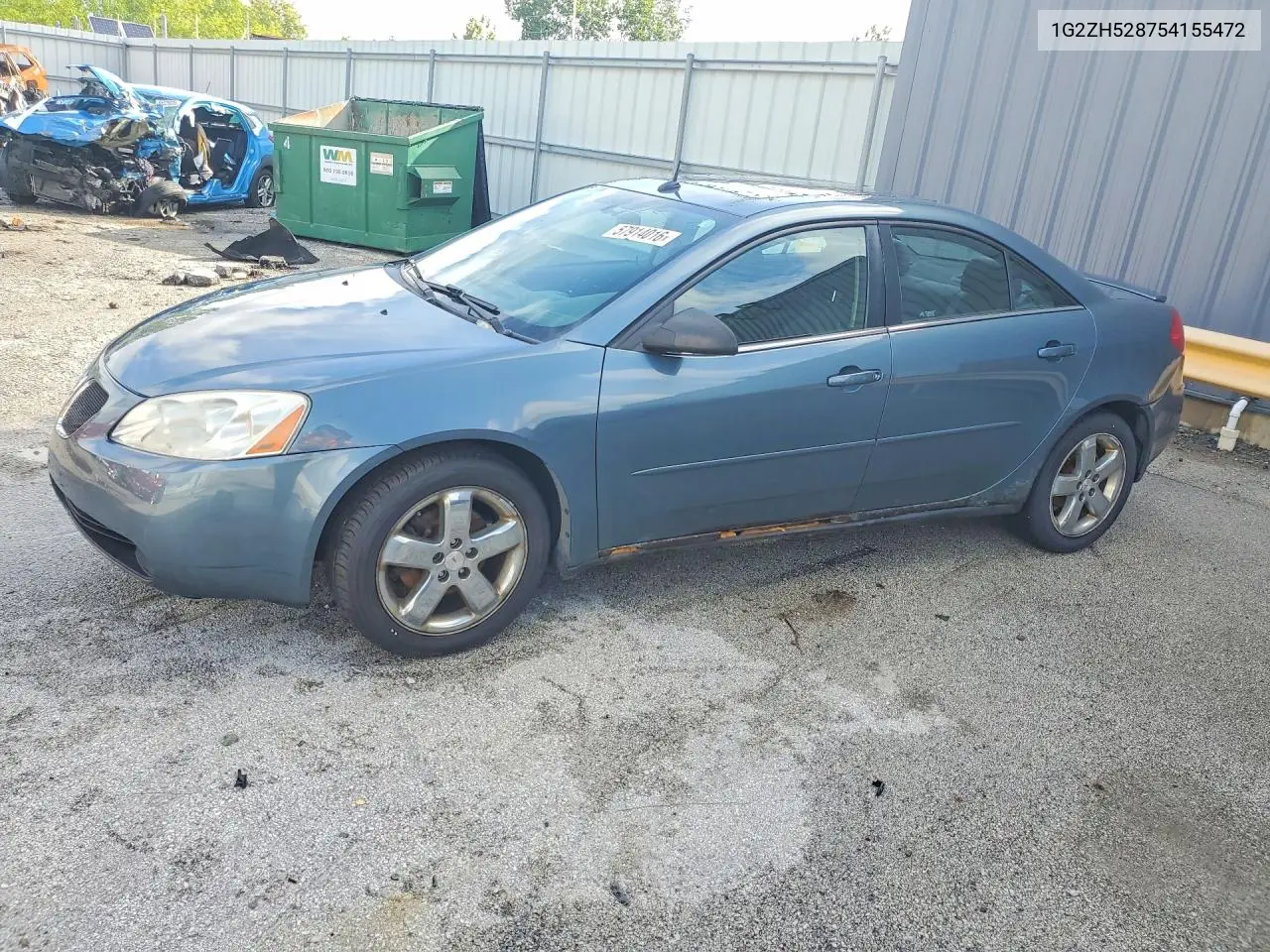 2005 Pontiac G6 Gt VIN: 1G2ZH528754155472 Lot: 57914016