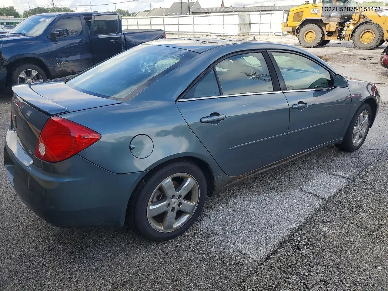 2005 Pontiac G6 Gt VIN: 1G2ZH528754155472 Lot: 57914016