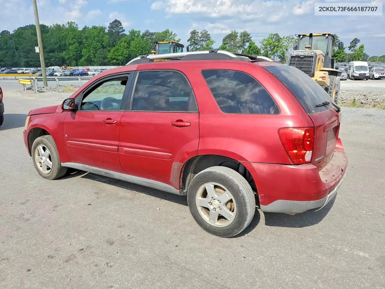 2006 Pontiac Torrent VIN: 2CKDL73F666187707 Lot: 53759916