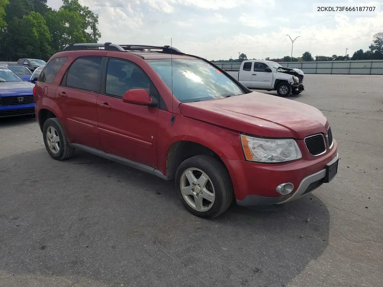 2006 Pontiac Torrent VIN: 2CKDL73F666187707 Lot: 53759916