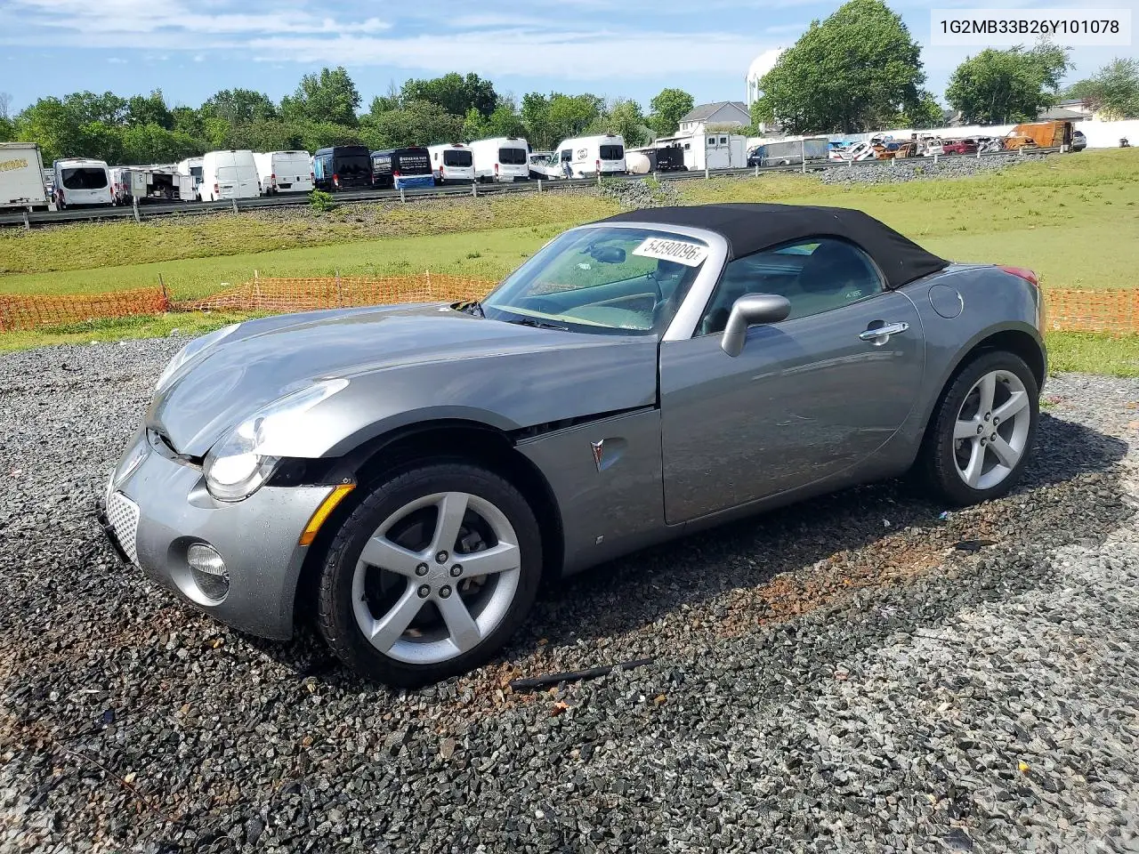 2006 Pontiac Solstice VIN: 1G2MB33B26Y101078 Lot: 54590096