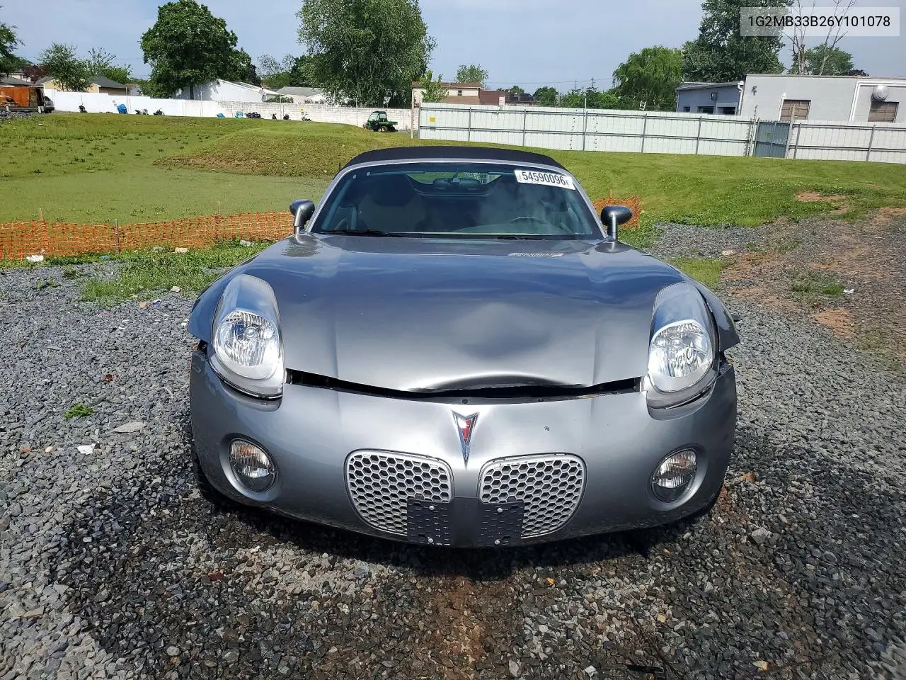 2006 Pontiac Solstice VIN: 1G2MB33B26Y101078 Lot: 54590096