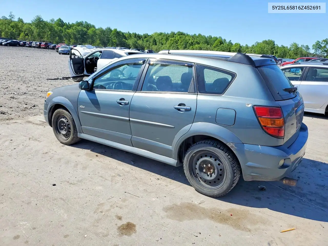 2006 Pontiac Vibe VIN: 5Y2SL65816Z452691 Lot: 55512856