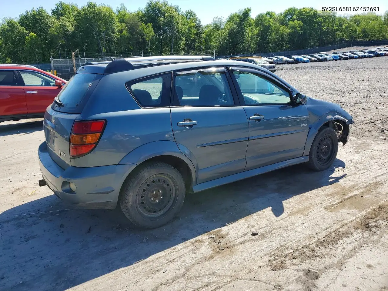 2006 Pontiac Vibe VIN: 5Y2SL65816Z452691 Lot: 55512856