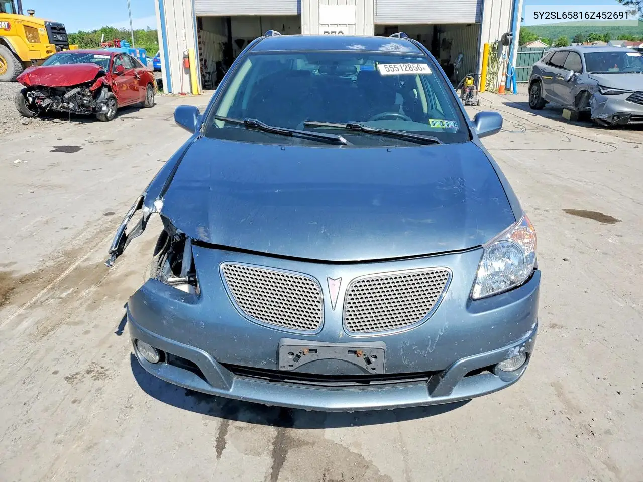 2006 Pontiac Vibe VIN: 5Y2SL65816Z452691 Lot: 55512856