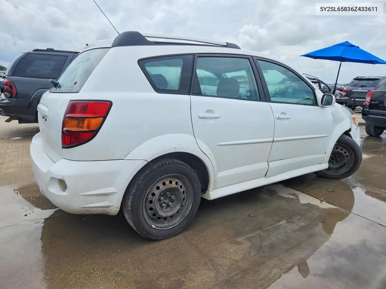 2006 Pontiac Vibe VIN: 5Y2SL65836Z433611 Lot: 56330166