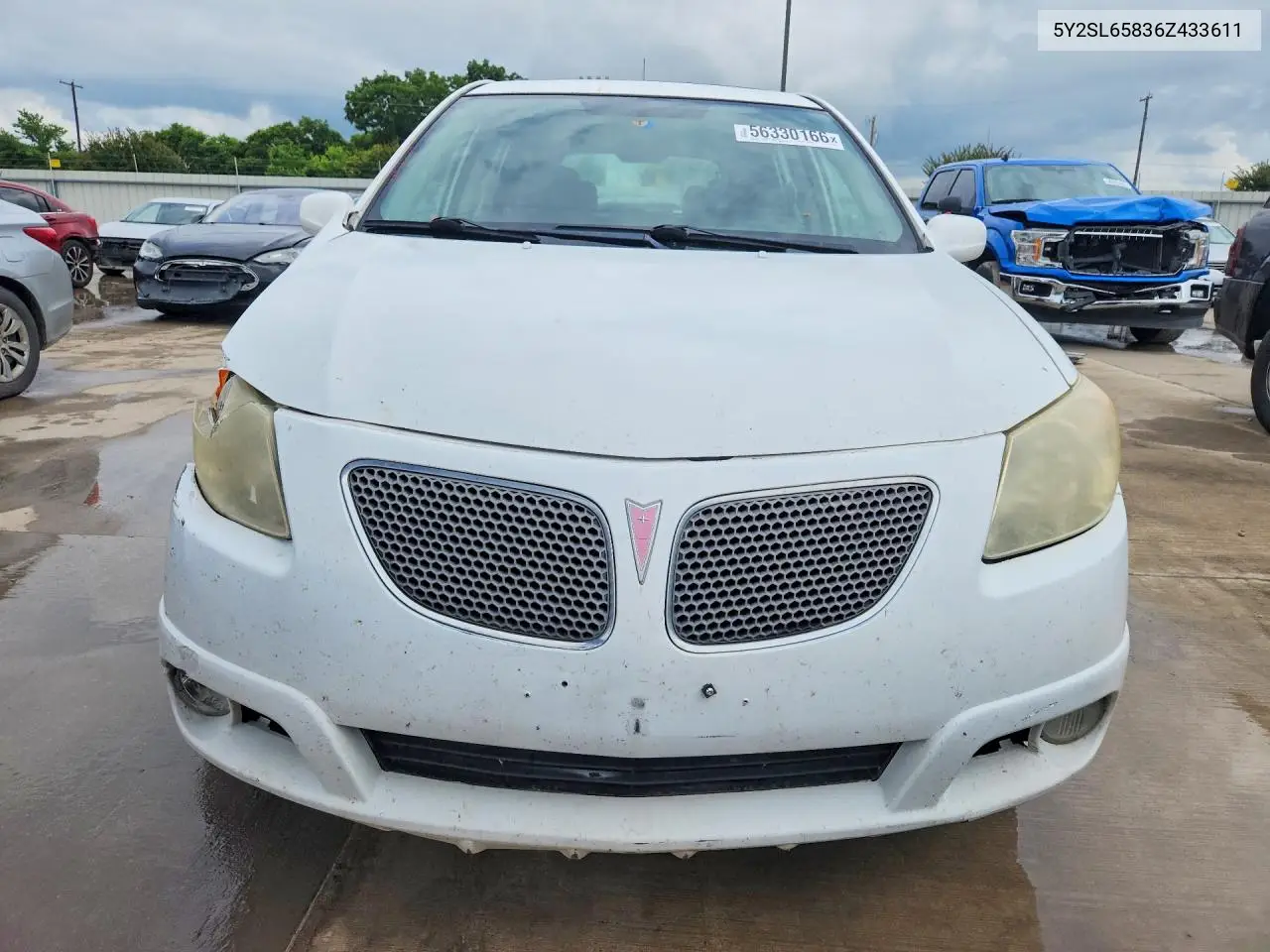 2006 Pontiac Vibe VIN: 5Y2SL65836Z433611 Lot: 56330166