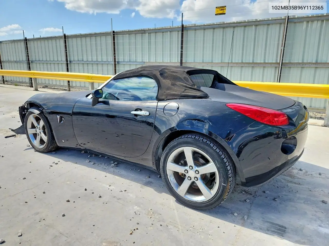 2006 Pontiac Solstice VIN: 1G2MB35B96Y112365 Lot: 56671136