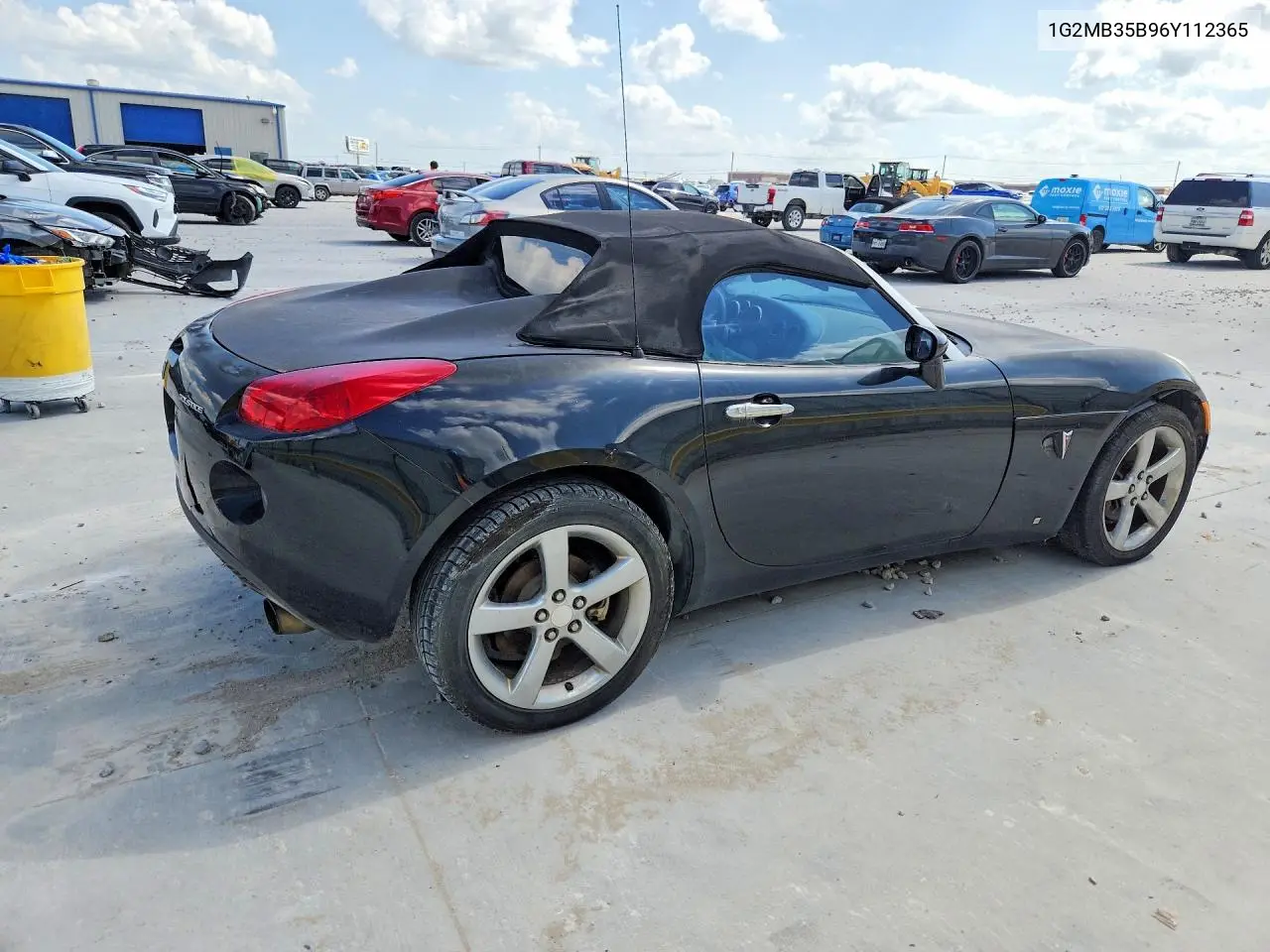 2006 Pontiac Solstice VIN: 1G2MB35B96Y112365 Lot: 56671136