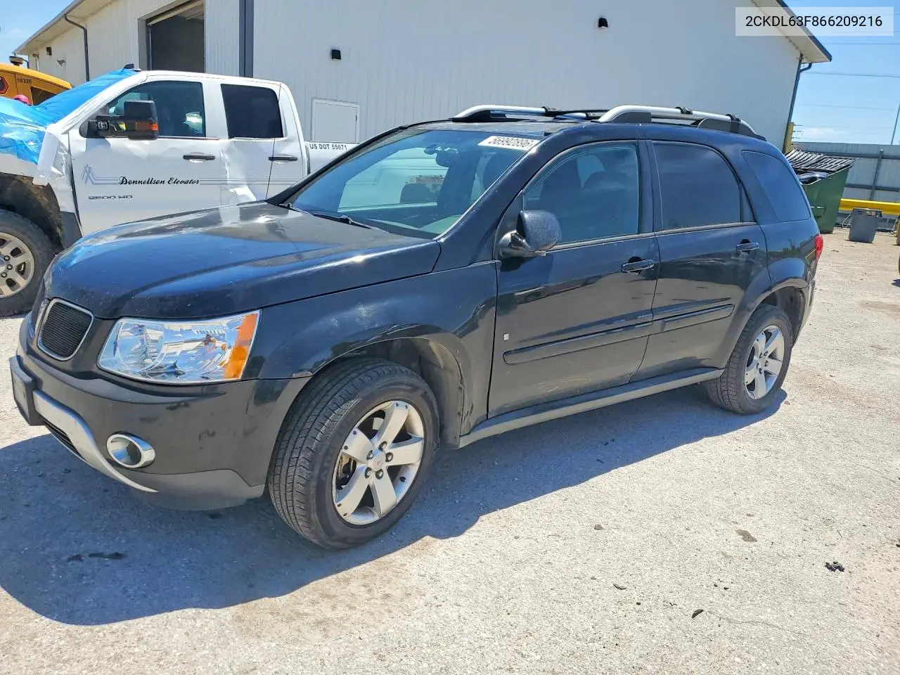 2006 Pontiac Torrent VIN: 2CKDL63F866209216 Lot: 56992896