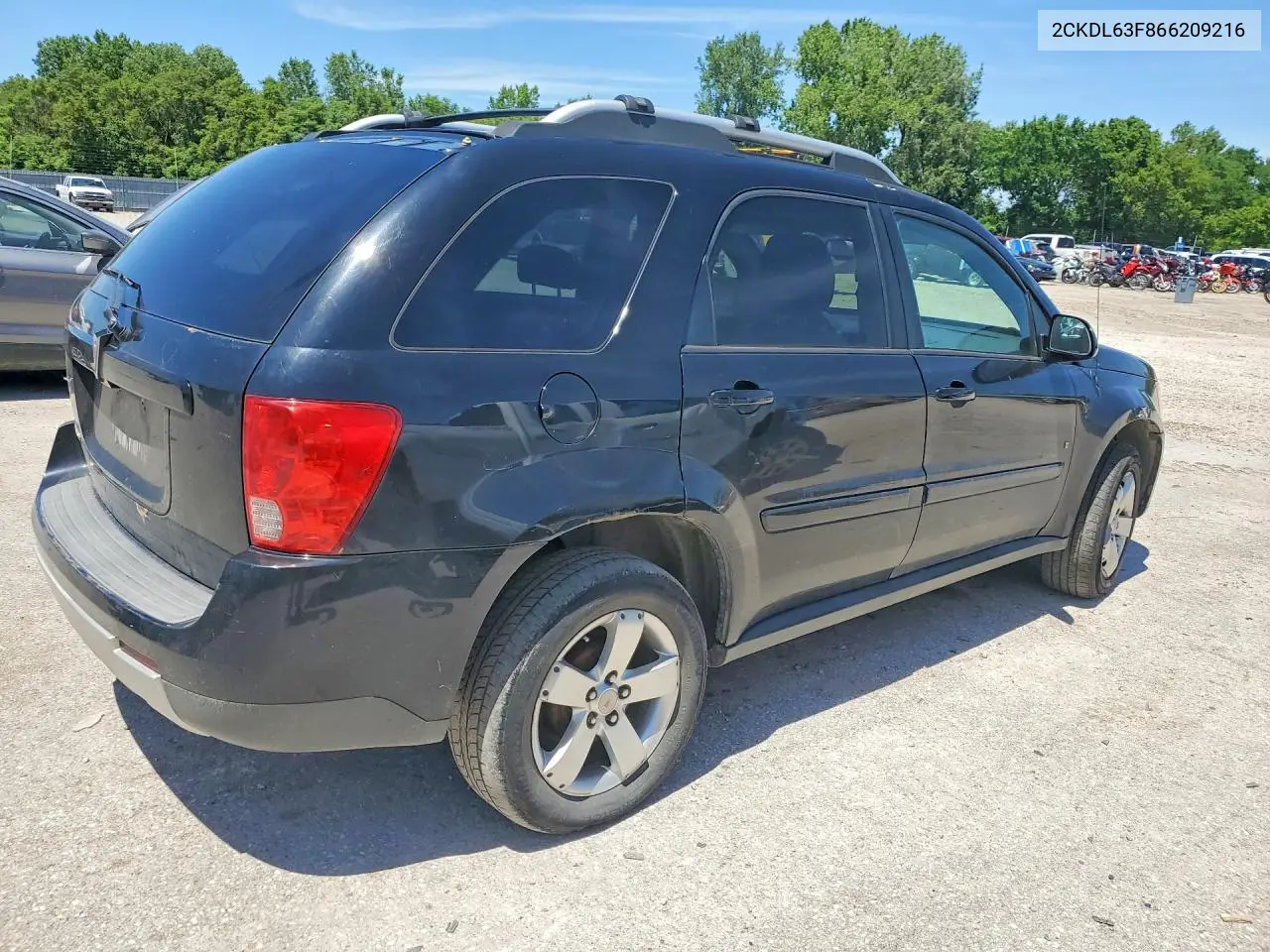 2006 Pontiac Torrent VIN: 2CKDL63F866209216 Lot: 56992896