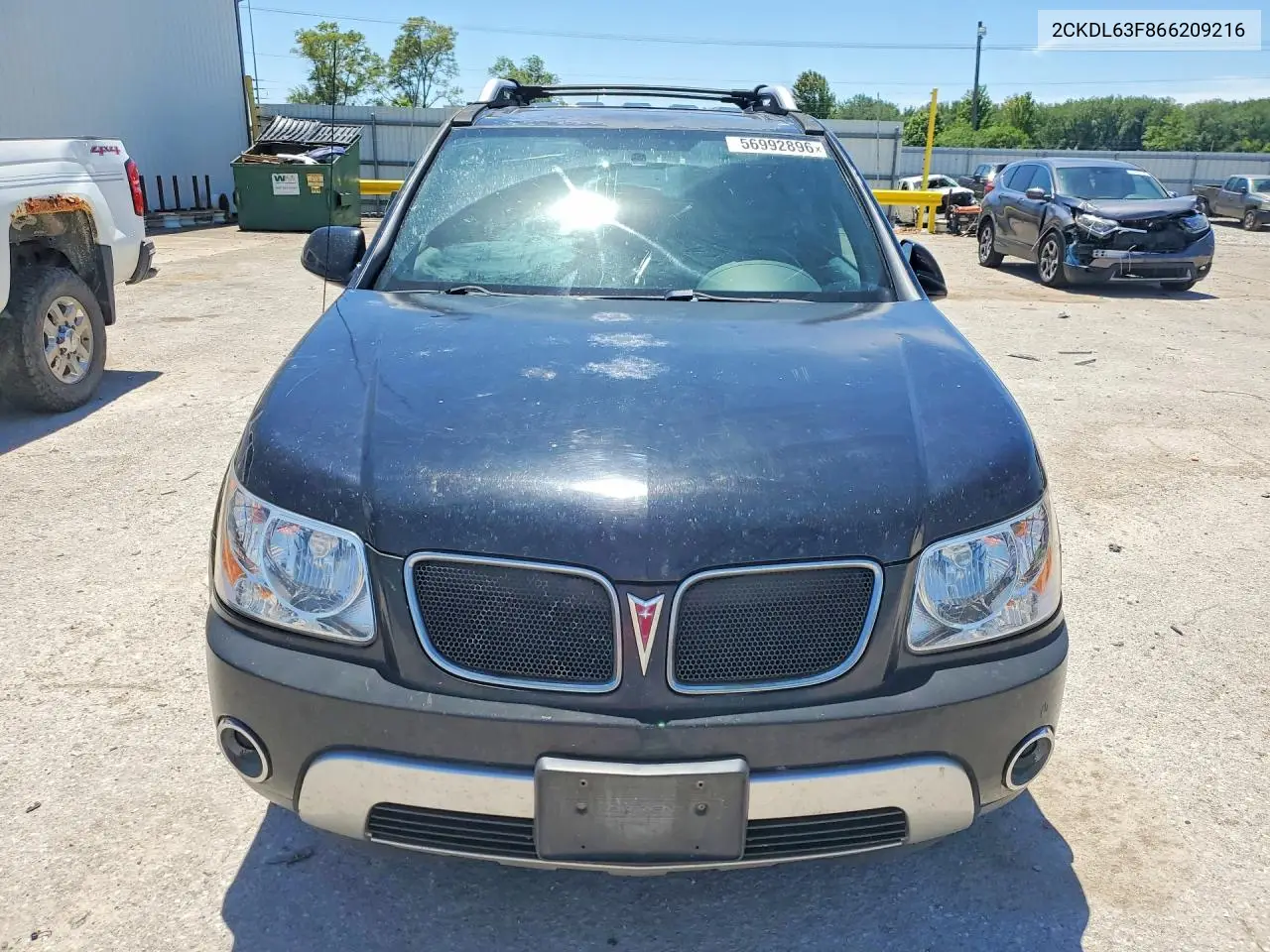 2006 Pontiac Torrent VIN: 2CKDL63F866209216 Lot: 56992896