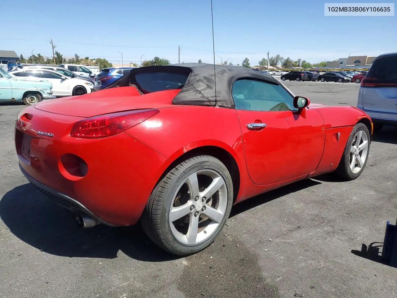 2006 Pontiac Solstice VIN: 1G2MB33B06Y106635 Lot: 57204136