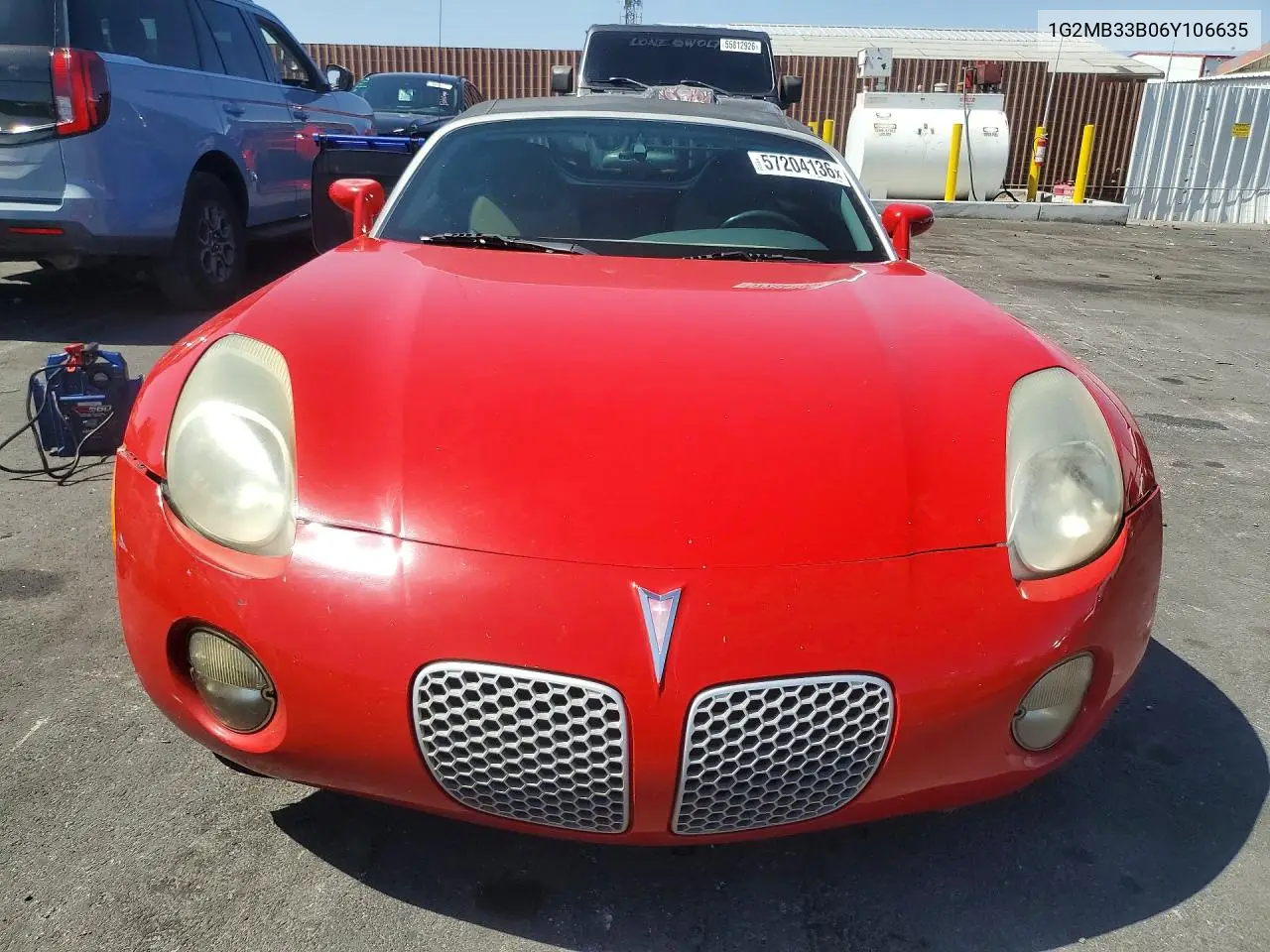 2006 Pontiac Solstice VIN: 1G2MB33B06Y106635 Lot: 57204136