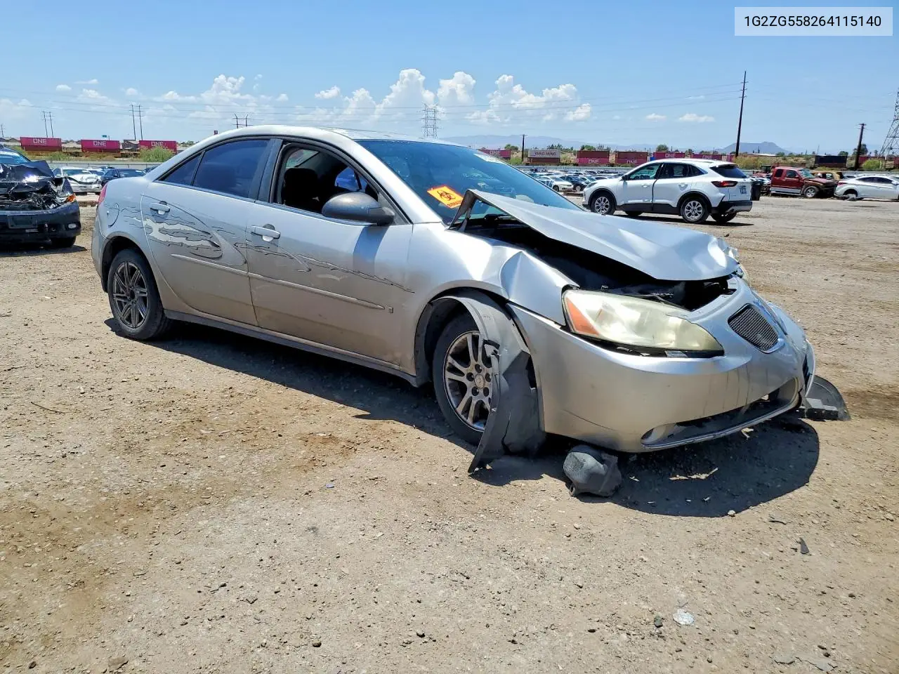 2006 Pontiac G6 Se1 VIN: 1G2ZG558264115140 Lot: 57337256
