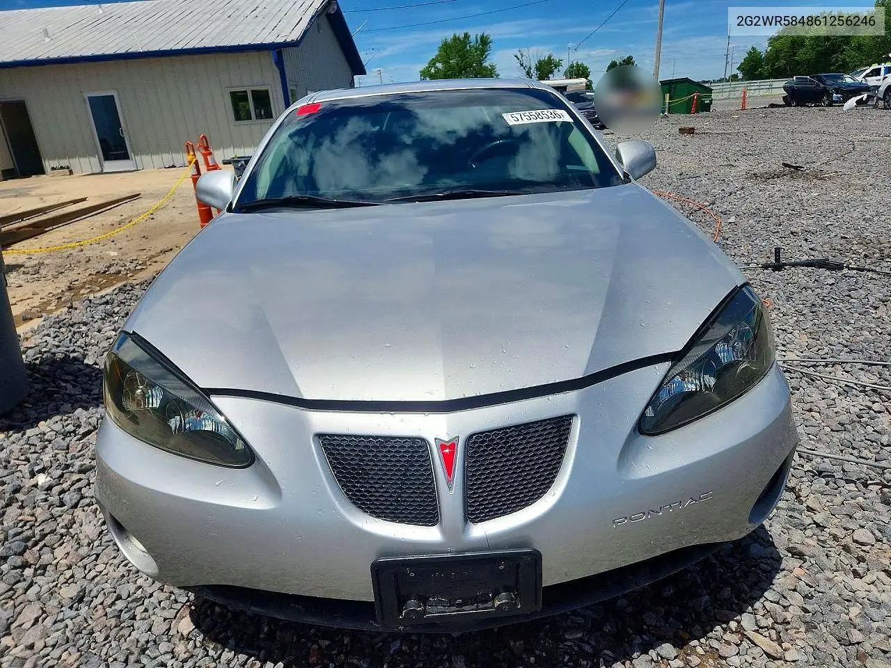 2006 Pontiac Grand Prix Gt VIN: 2G2WR584861256246 Lot: 57558536