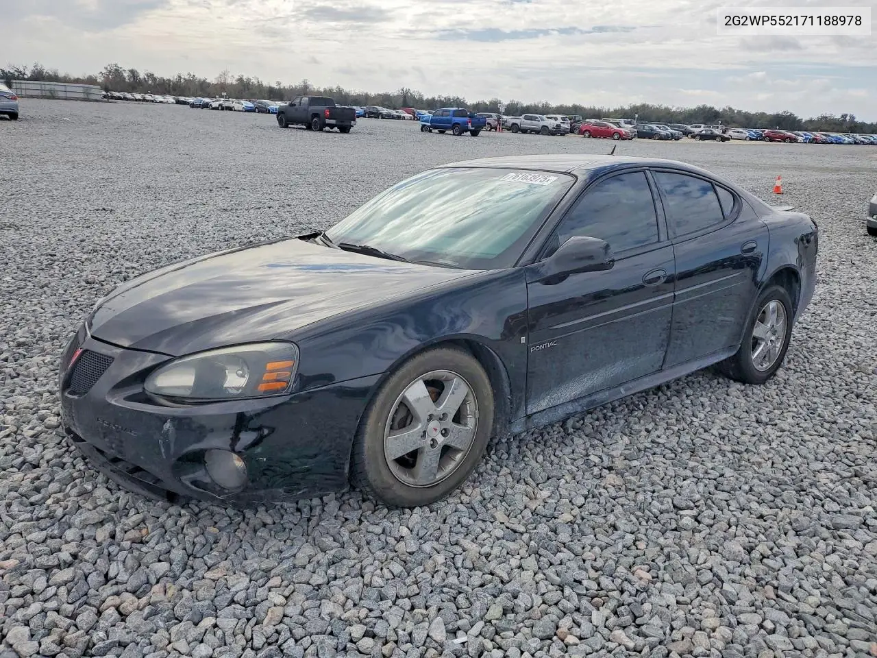 2007 Pontiac Grand Prix VIN: 2G2WP552171188978 Lot: 53426036
