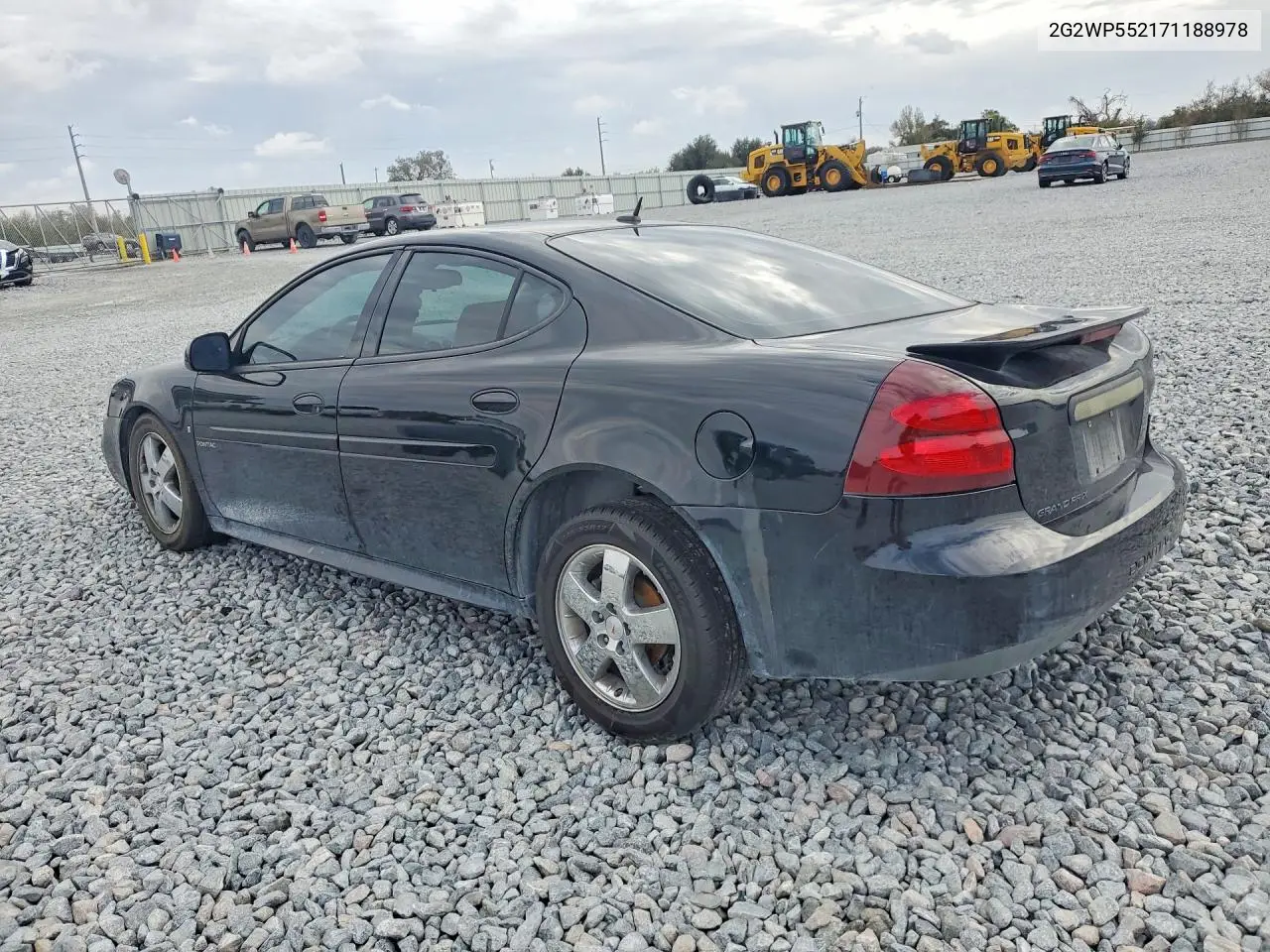 2007 Pontiac Grand Prix VIN: 2G2WP552171188978 Lot: 53426036