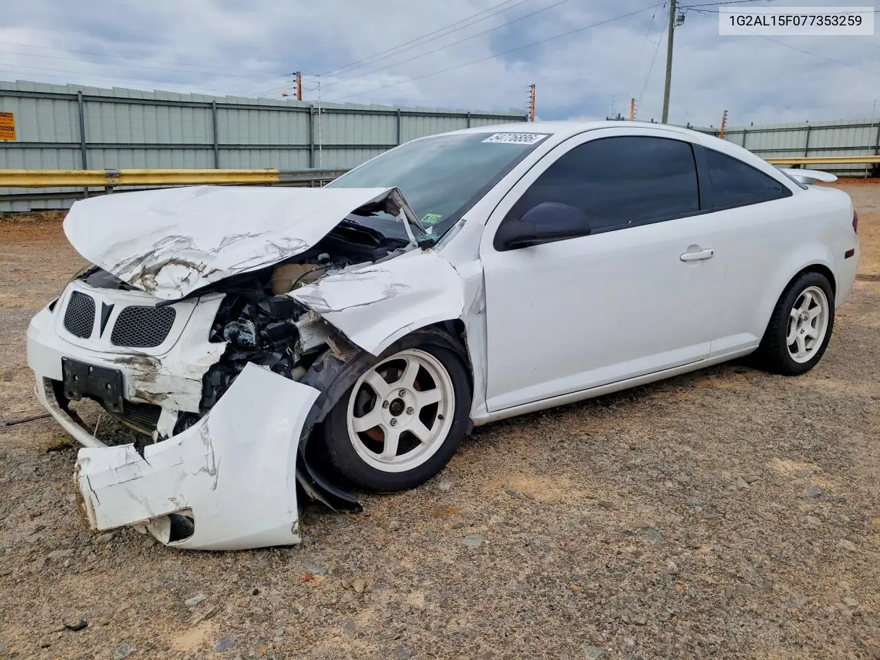 2007 Pontiac G5 VIN: 1G2AL15F077353259 Lot: 54776886