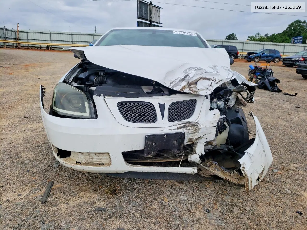 2007 Pontiac G5 VIN: 1G2AL15F077353259 Lot: 54776886