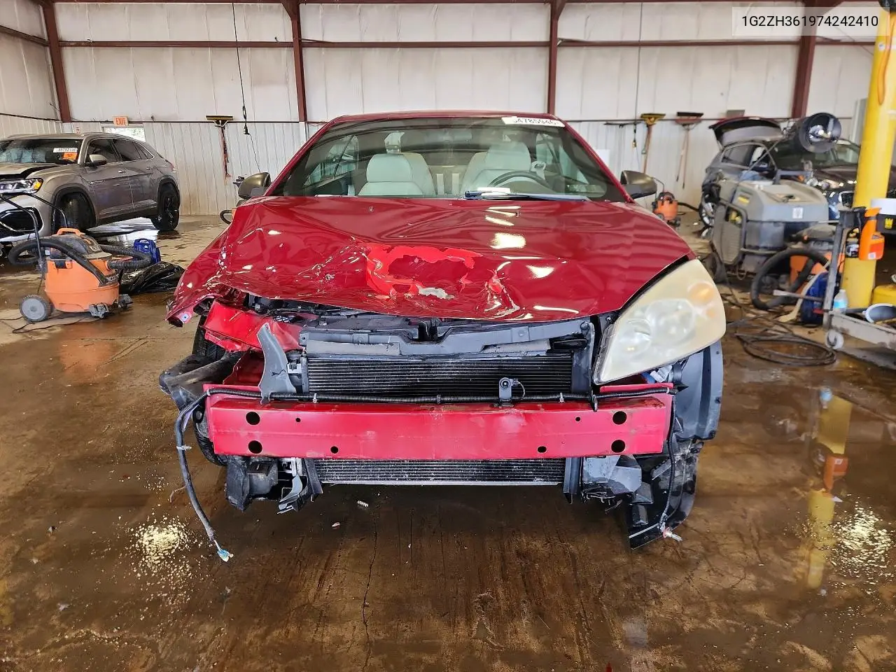 2007 Pontiac G6 Gt VIN: 1G2ZH361974242410 Lot: 54785946
