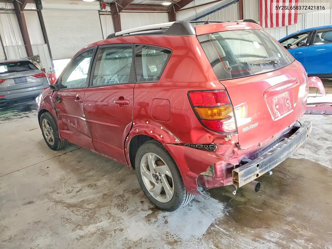 2007 Pontiac Vibe VIN: 5Y2SL65837Z421816 Lot: 55312816