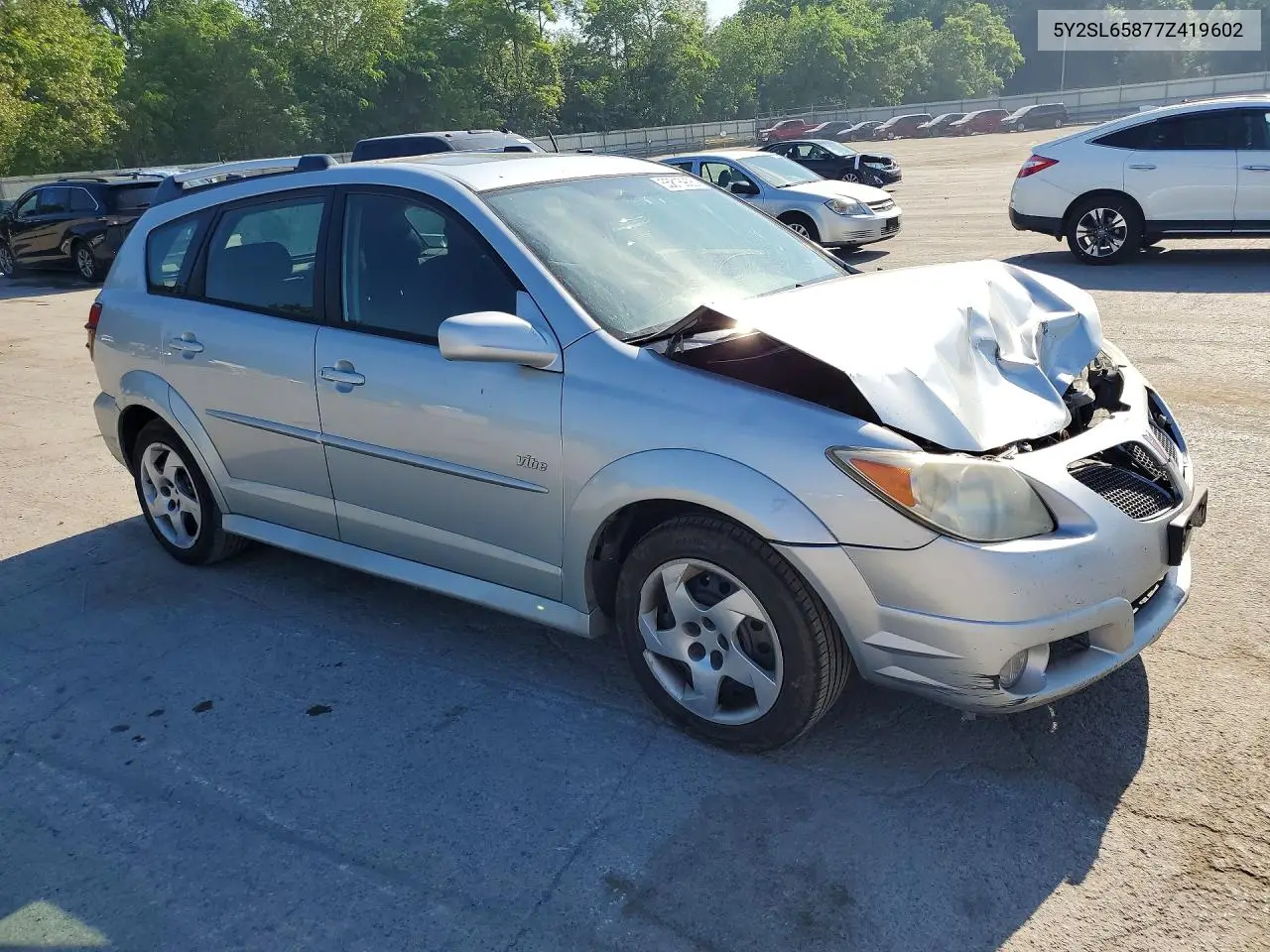 2007 Pontiac Vibe VIN: 5Y2SL65877Z419602 Lot: 55816906