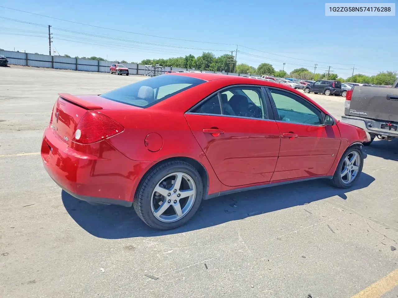 2007 Pontiac G6 Base VIN: 1G2ZG58N574176288 Lot: 56817166