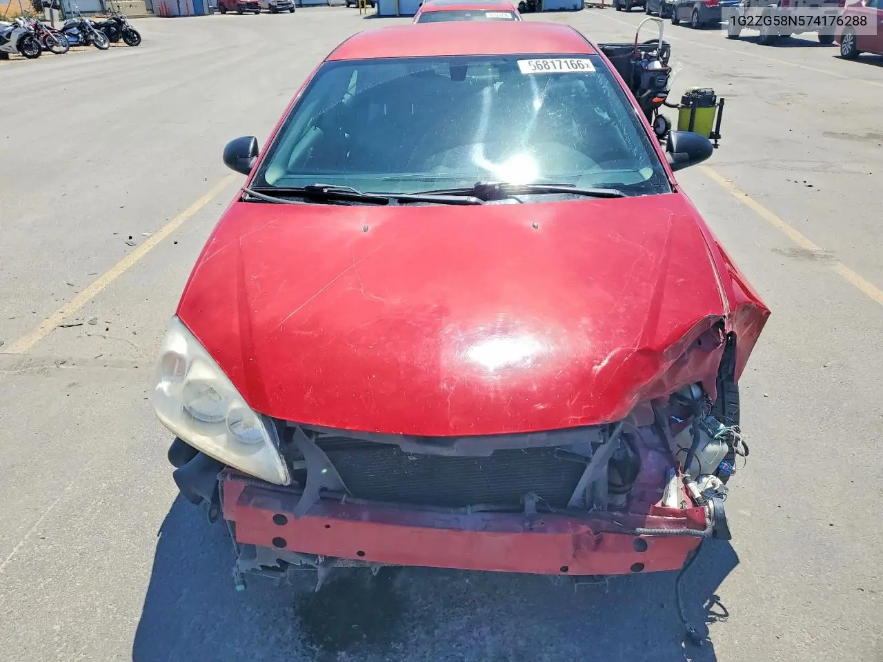 2007 Pontiac G6 Base VIN: 1G2ZG58N574176288 Lot: 56817166