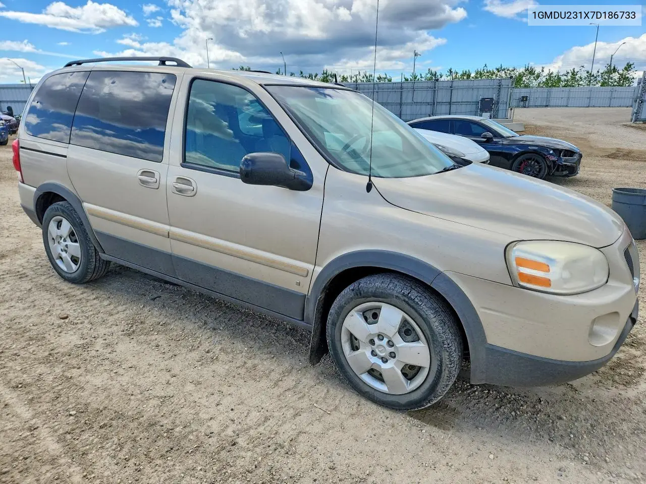2007 Pontiac Montana VIN: 1GMDU231X7D186733 Lot: 57219696