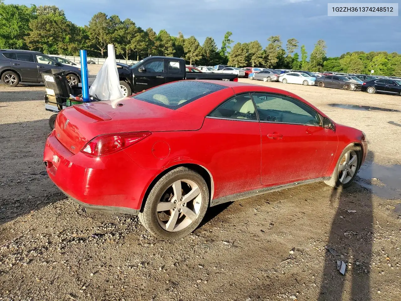 2007 Pontiac G6 Gt VIN: 1G2ZH361374248512 Lot: 57231066