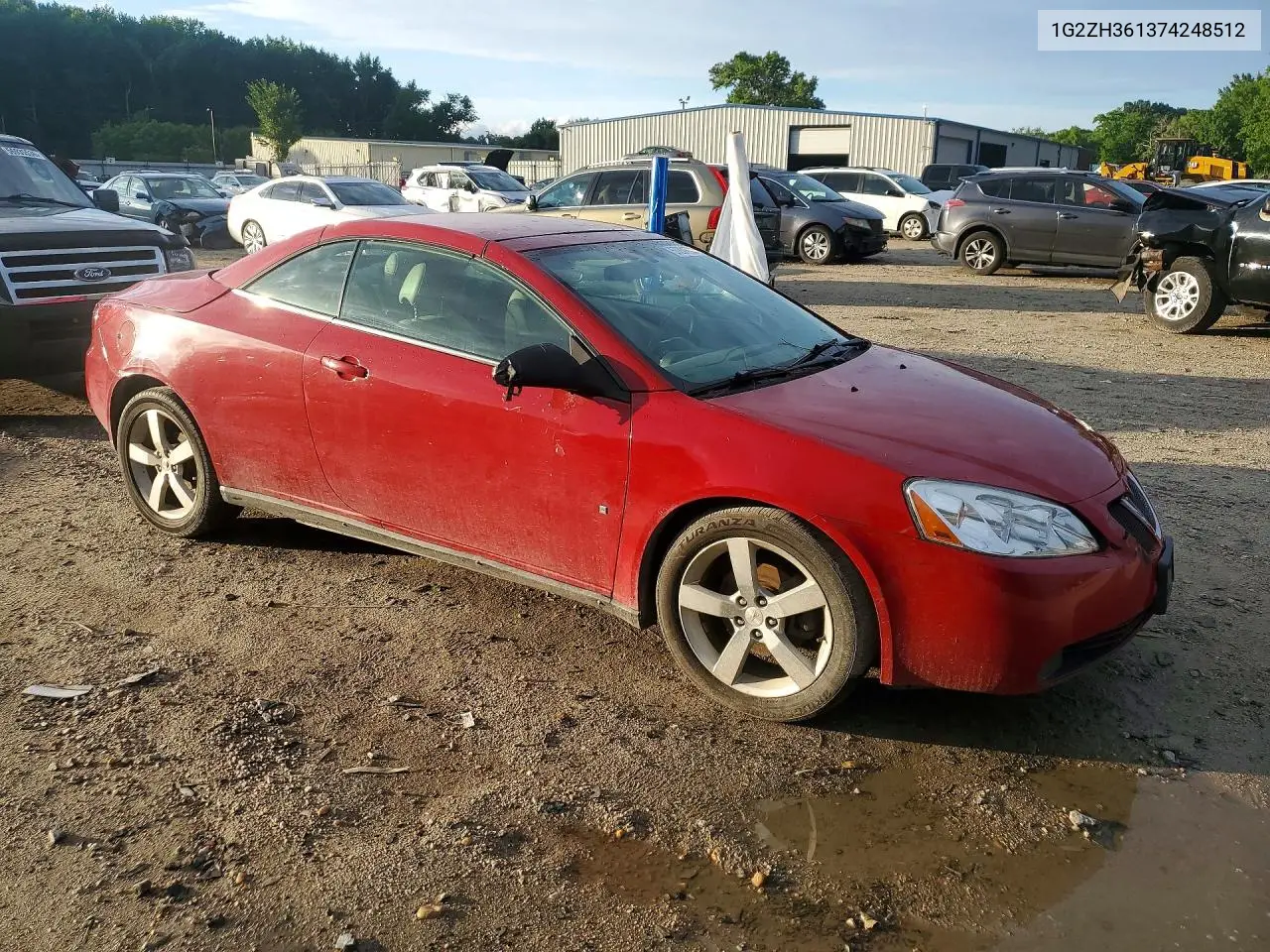 2007 Pontiac G6 Gt VIN: 1G2ZH361374248512 Lot: 57231066