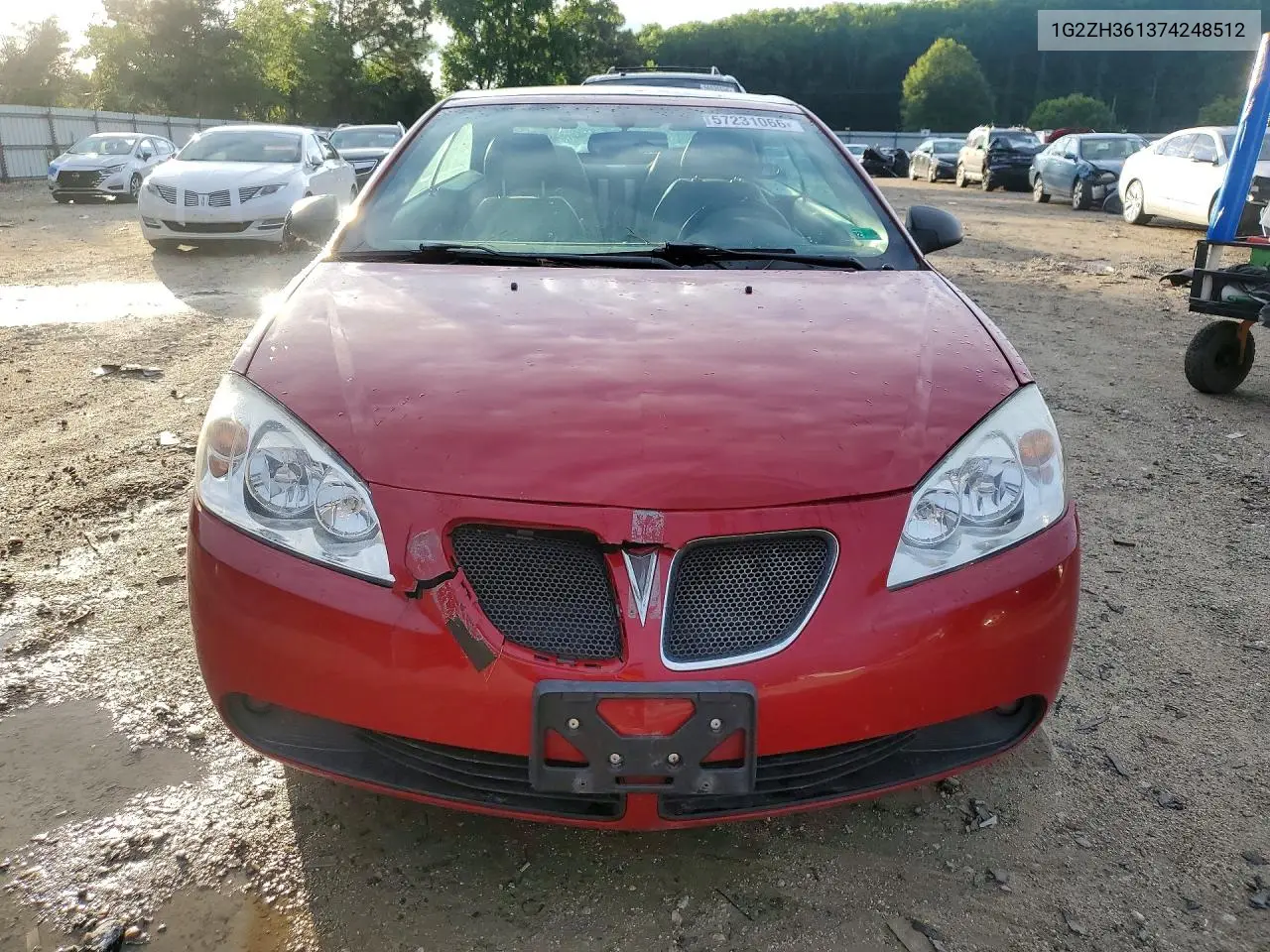 2007 Pontiac G6 Gt VIN: 1G2ZH361374248512 Lot: 57231066
