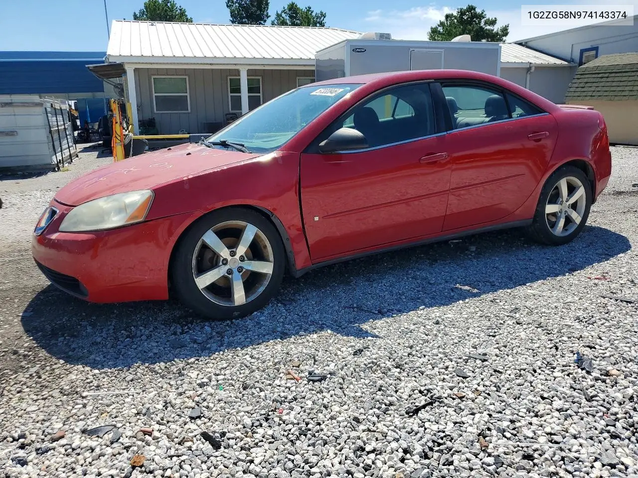 2007 Pontiac G6 Base VIN: 1G2ZG58N974143374 Lot: 57332846