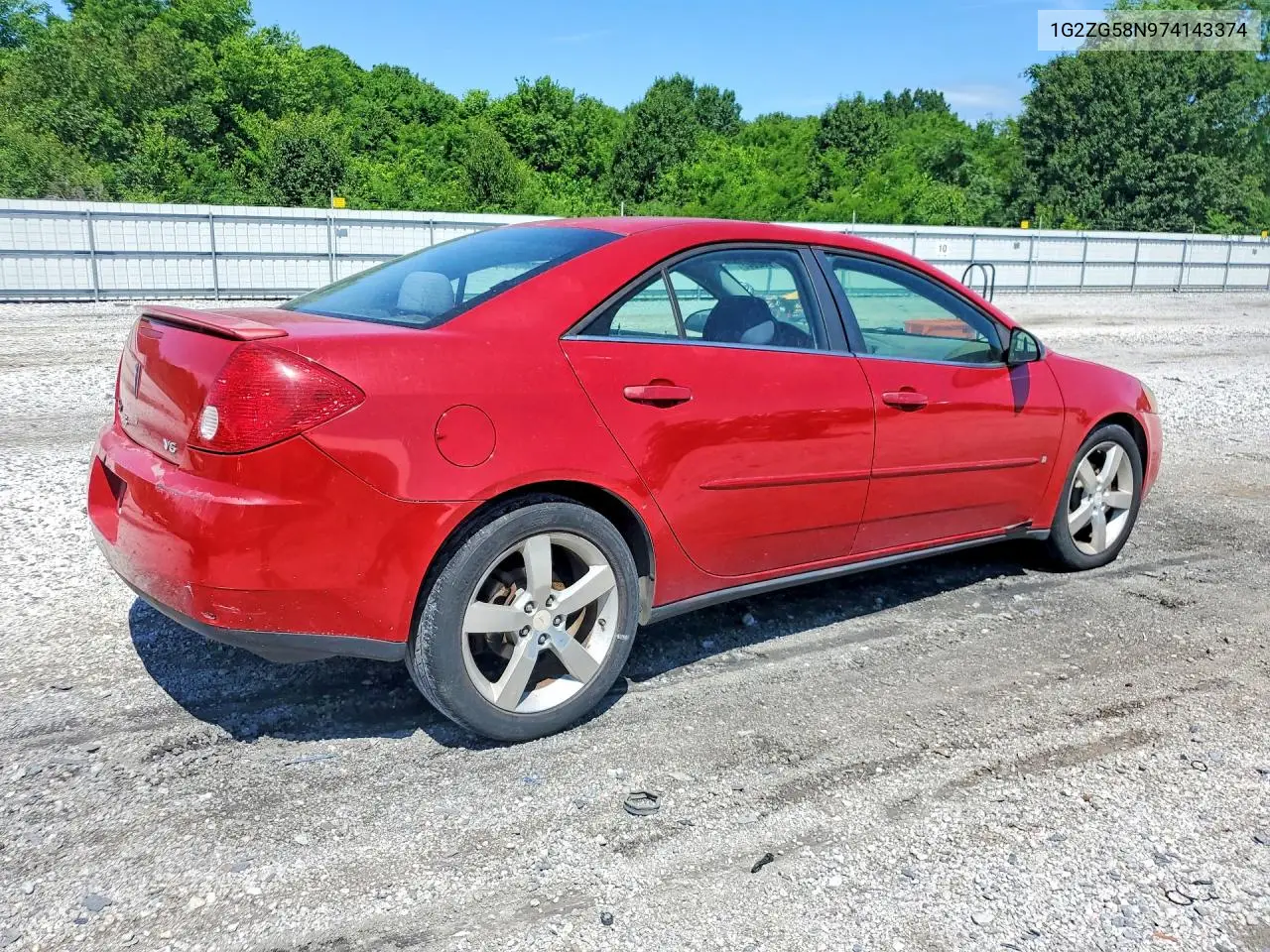 2007 Pontiac G6 Base VIN: 1G2ZG58N974143374 Lot: 57332846