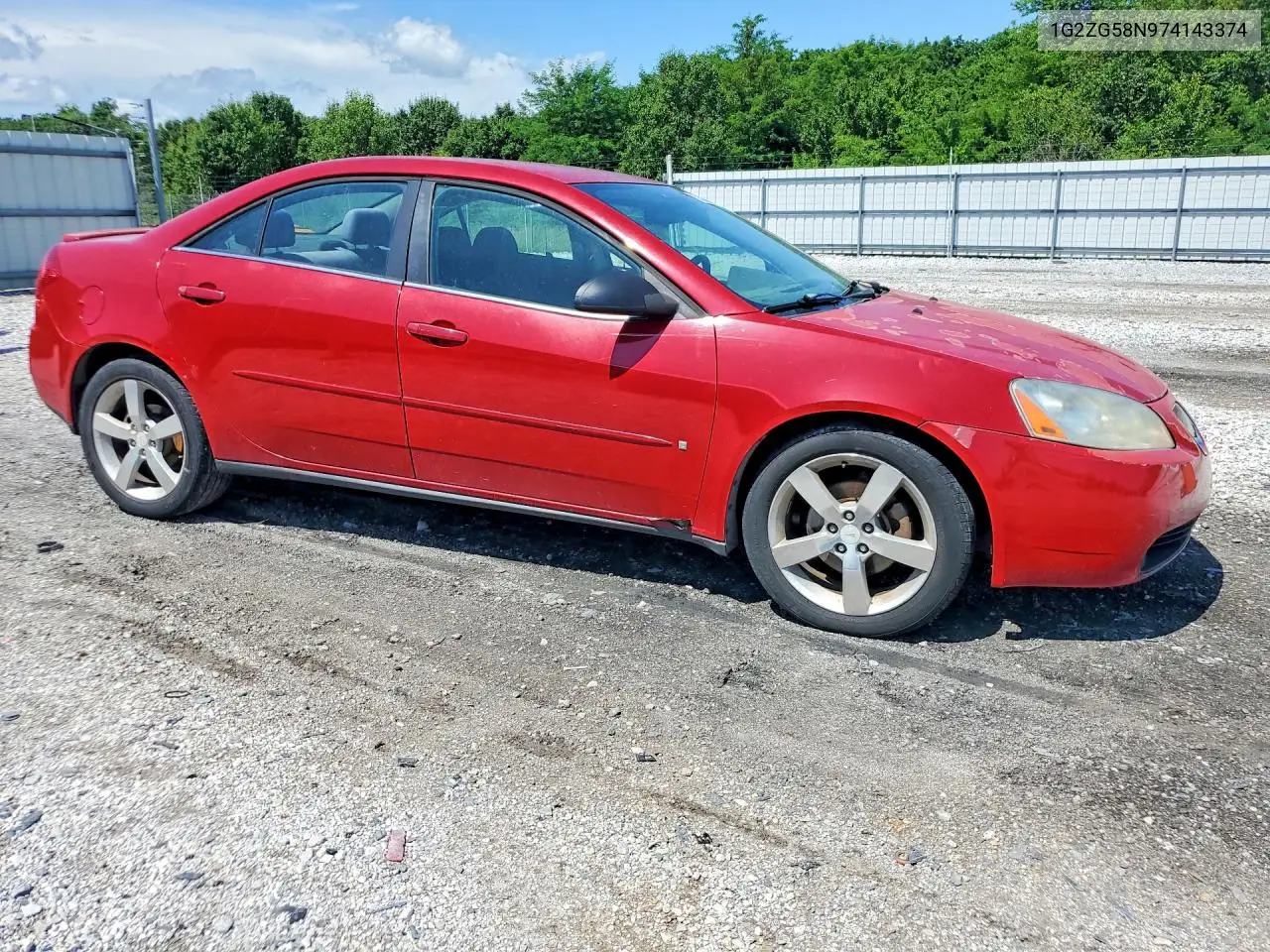 2007 Pontiac G6 Base VIN: 1G2ZG58N974143374 Lot: 57332846