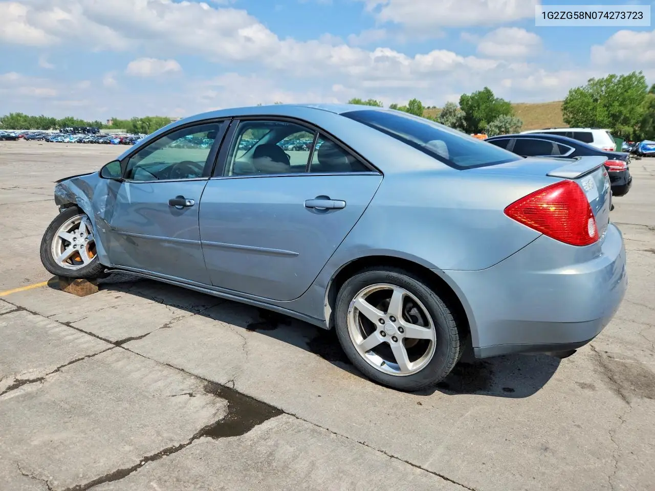 2007 Pontiac G6 Base/Se VIN: 1G2ZG58N074273723 Lot: 58923436