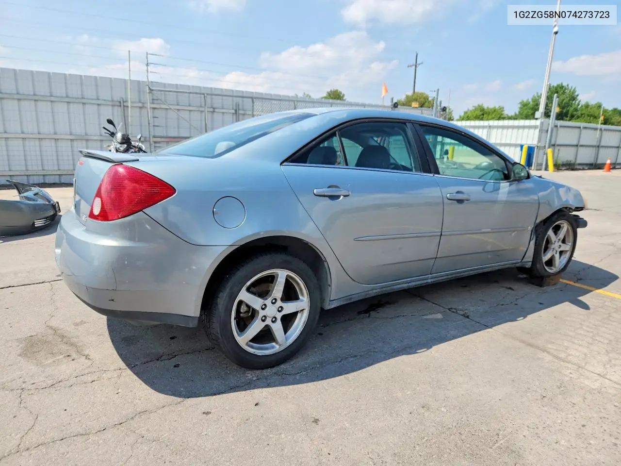 2007 Pontiac G6 Base/Se VIN: 1G2ZG58N074273723 Lot: 58923436